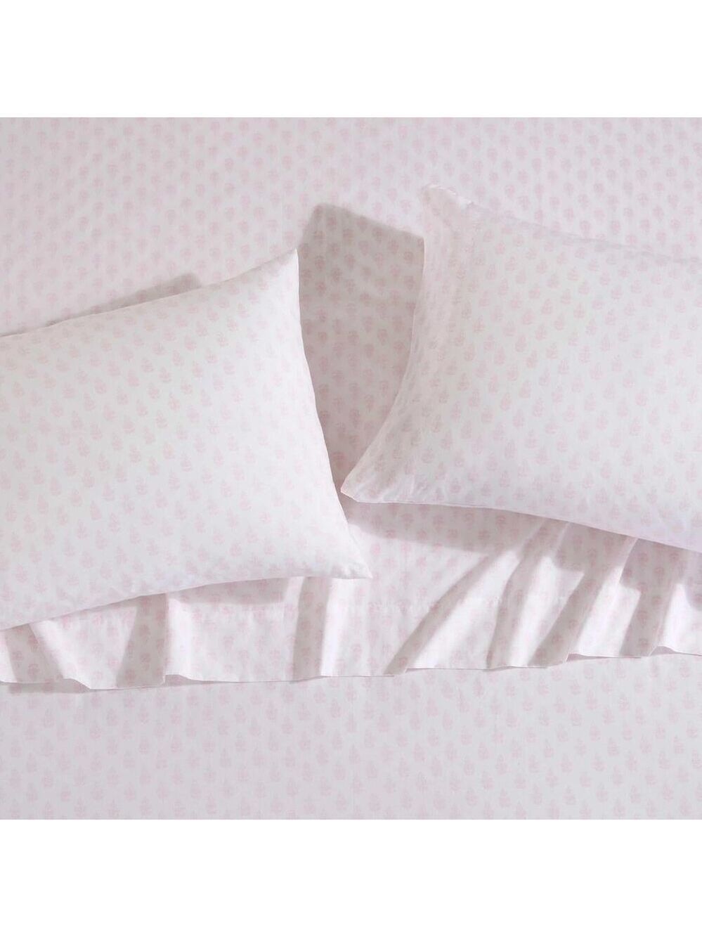 Laura Ashley Francesca Cotton Sheet Set Twin NWT Pink - Picture 3 of 11